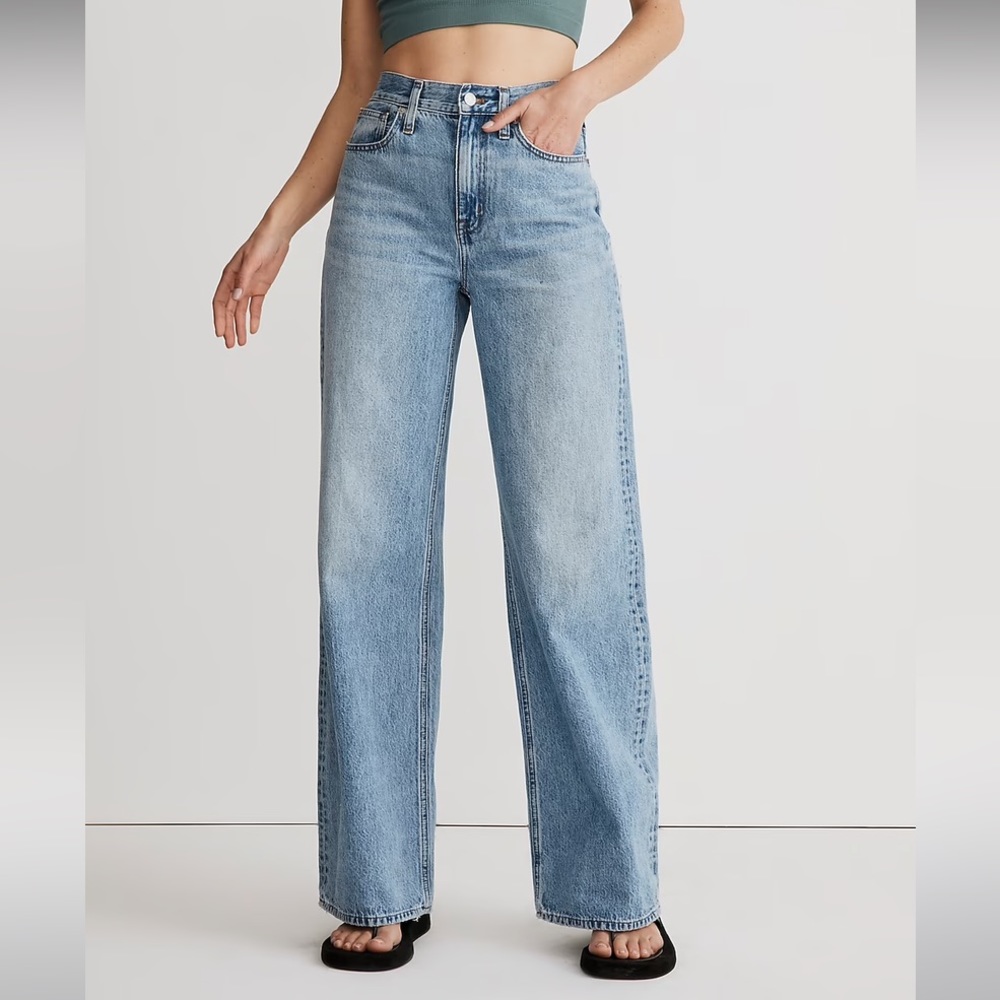 Madewell Superwide-Leg Jeans - Sz 27 Varian Wash